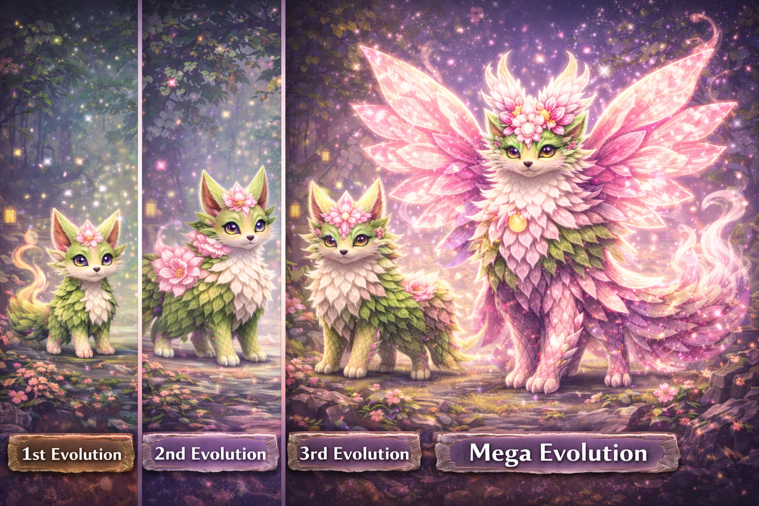 Petalpaw Evolution Line